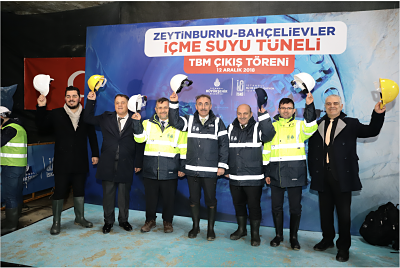 İlk yerli köstebek(TBM) ile İSKİ İçme Suyu Tüneli kazı çalışmaları tamamlandı.